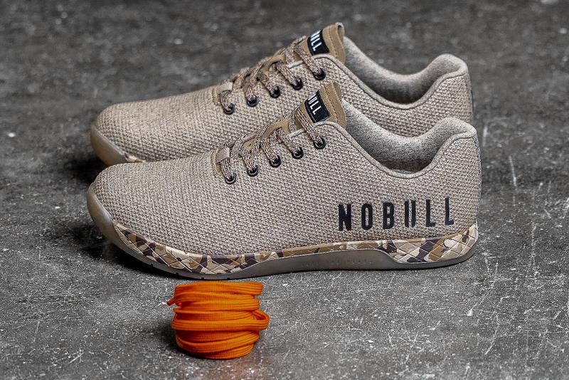 Dark / Grey Nobull Earth Heather Women's Trainers | CA O1887K